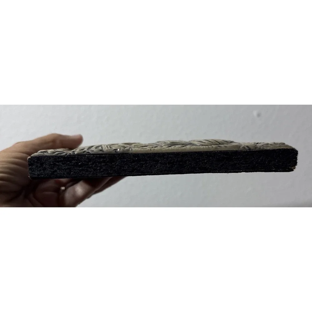 Vtg Icon Jesus Christ Wood Metal Hang Picture 3D Orthodox Panno 6"x8" Wall Decor - Picture 4 of 15